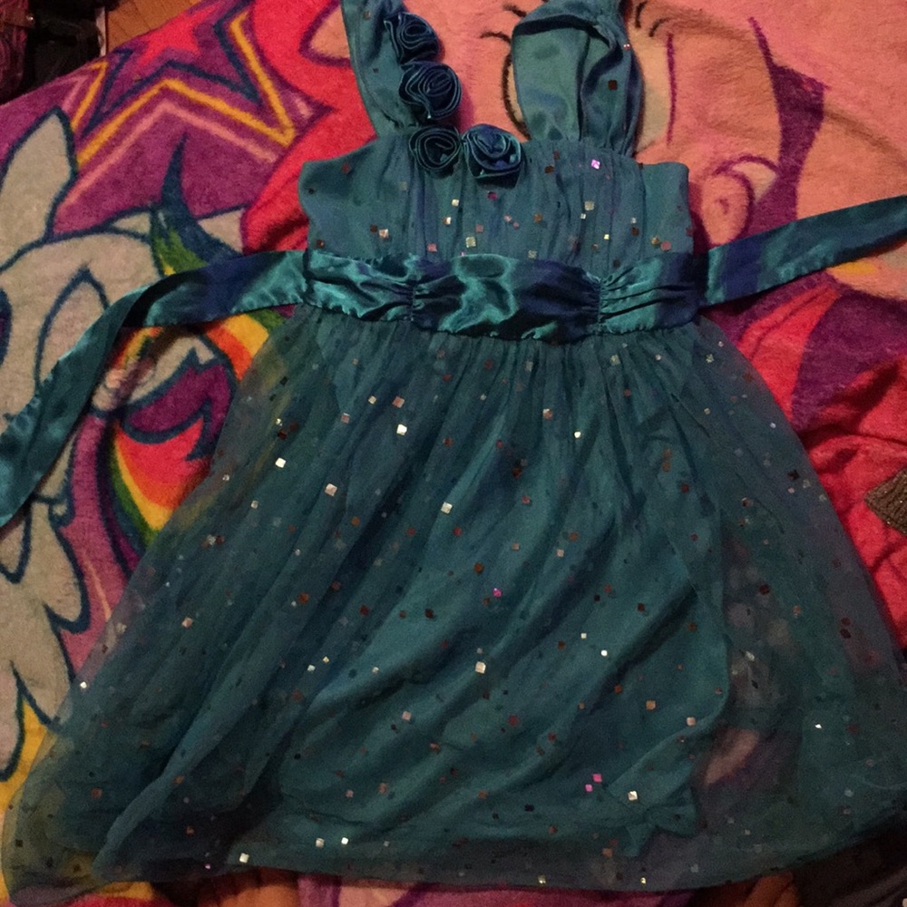 Blue Sparkly Dress